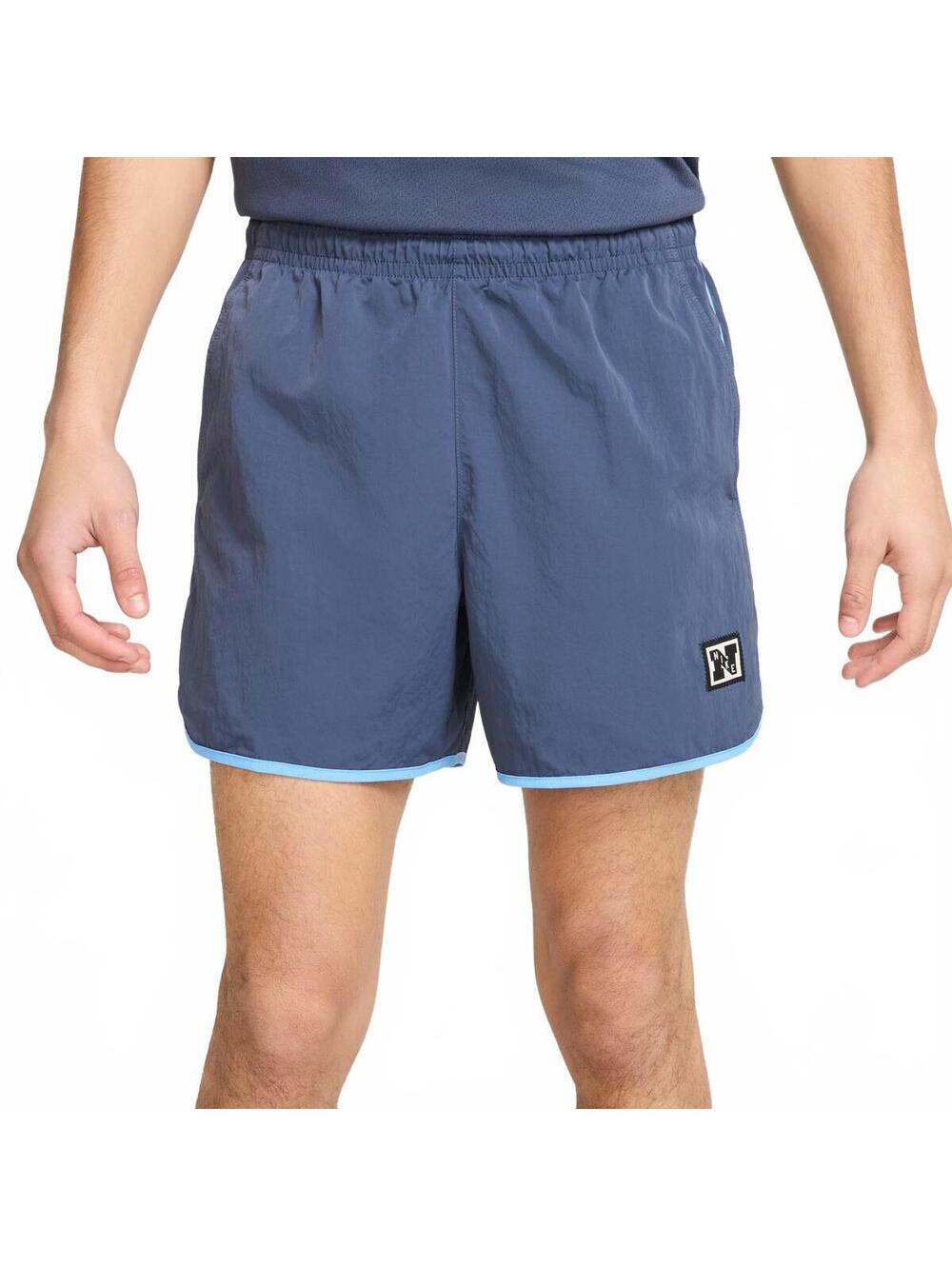 Nike Gym Heritage 5'' Unlined Shorts Pockets Thunder Blue HJ4087-437 Men's Small